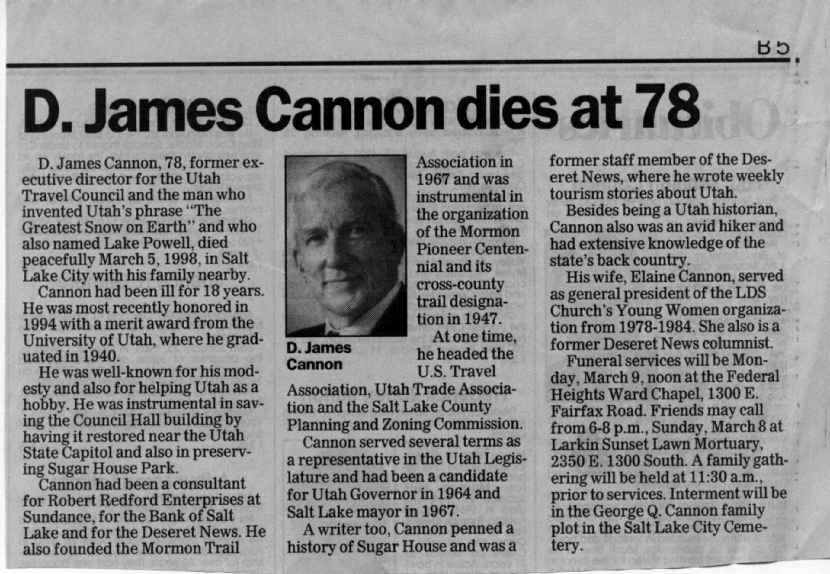 This Deseret News Obituary Will Leave You Speechless